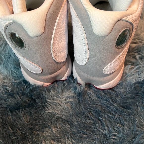 White Air Jordan high tops size 8 - Picture 3 of 9